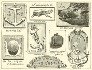Old London Signs by English School